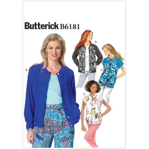 Butterick Sewing Pattern 6181 Jacket Misses Size 14-22 - Picture 1 of 5